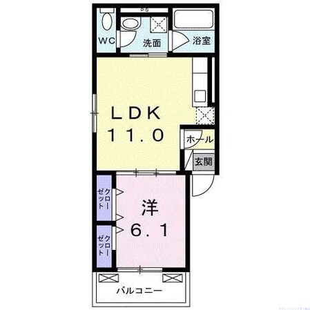 モアナレイ１３０ヒルズの物件間取画像